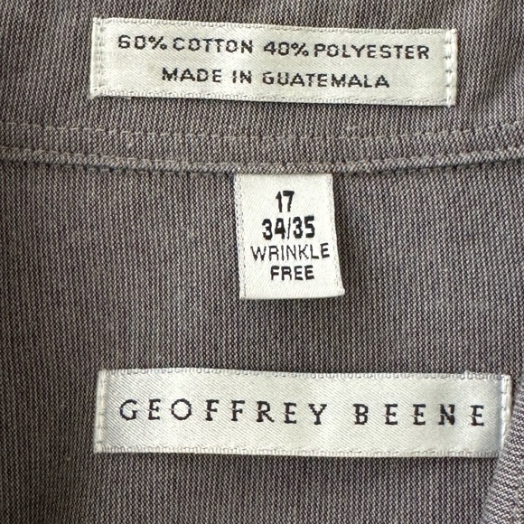 JEOFFREY BEENE Men's Button-Down Shirt 17 34-35   3 For $18 - Picture 11 of 11